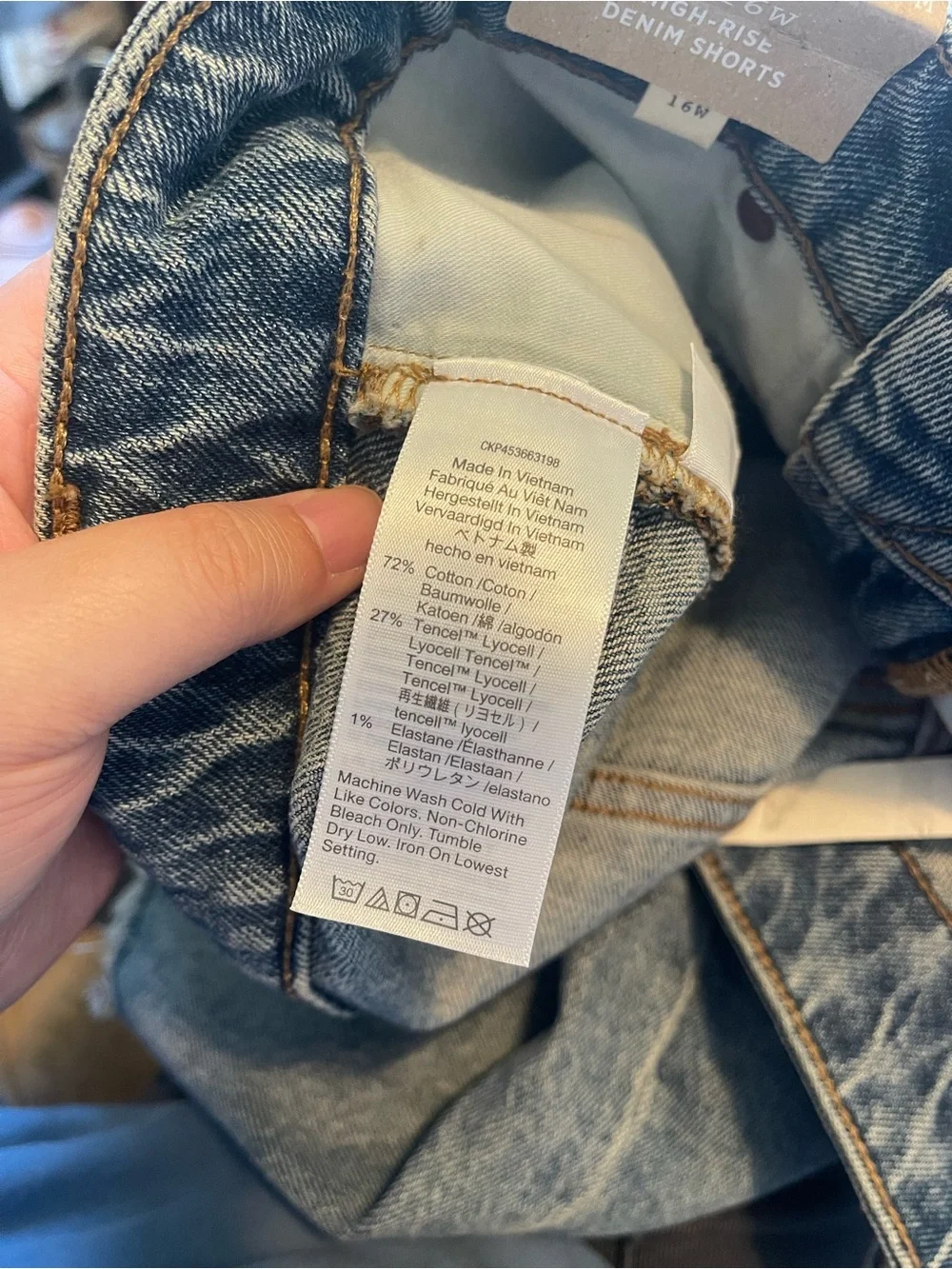 Madewell High-Rise Denim Shorts